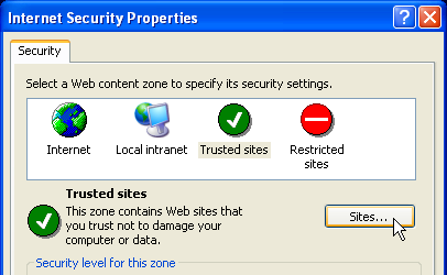 Internet Explorer Internet Security